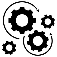 Integration Glyph Icon