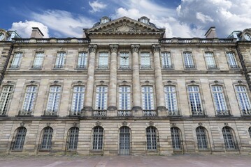 Fototapeta premium Palais Rohan, Baroque architecture, today Archaeological Museum, Strasbourg, Alsace, France, Europe