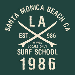 surf slogan poster vector