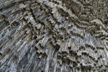 Symphony of Stones, Basalt columns formation along Garni gorge, Kotayk Province, Armenia, Asia