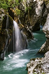Soca Canyon, Soca Valley, Triglav National Park, Slovenia, Europe