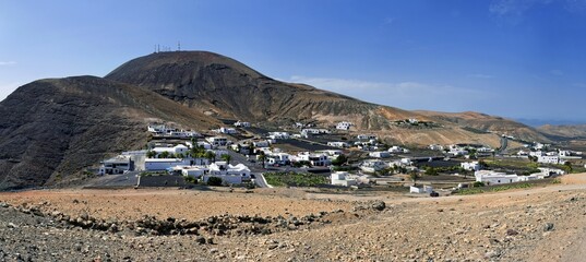 Mountain villageo of Femés, Lanzarote, Canary Islands, Spain, Europe