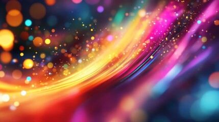 Obraz premium Captivating Abstract Background of Vivid Colors and Light for Creative Projects