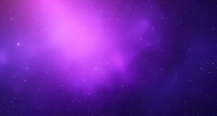 Obraz premium Space purple galaxy abstract background. Gradient fade. Starry texture. Rough cosmic dust. Glossy shimmer. Blurred depth. Ethereal light. Metallic nebula effect.