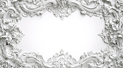 A classic white background with an artistic frame designed to accentuate the beauty of photography and artwork.