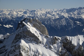 Mt Altmann, 2436 m, Appenzell Alps, Canton of Appenzell-Ausserrhoden, Switzerland, Europe