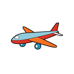 airplane isolated on white