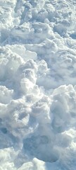 Snow like clouds