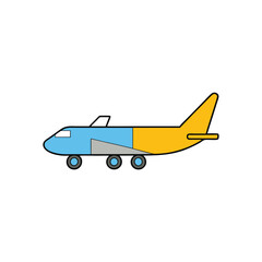 illustration of airplane