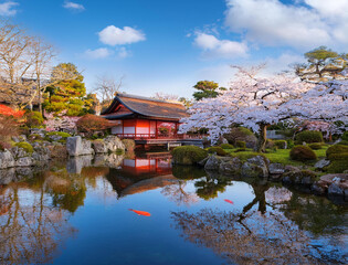 Fototapeta premium Generated image 春の日本庭園