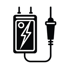 electric plug isolated on white background