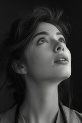 Portrait of a Spanish doctor, AI generated