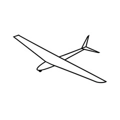 airplane isolated on white background