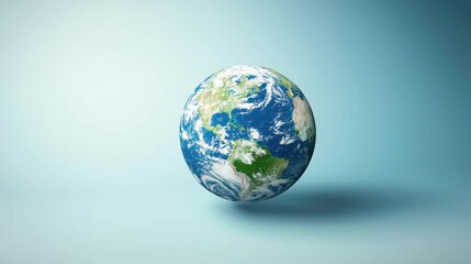 Fototapeta premium Pixel Earth Globe