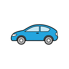 car isolated on white background