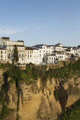 Fototapeta premium White Town high above the river gorge El Tajo, Ronda, Malaga province, Andalusia, Spain, Europe