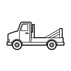 truck isolated on white background