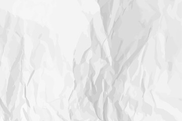 White clean crumpled paper