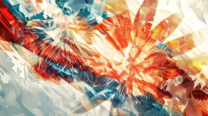 Digital artwork for conference merging modern filipino design with tech elements and textures