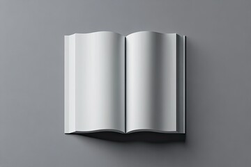 Flawless Visual of A4 to A5 Brochure Mockup Isolated on Grey Background