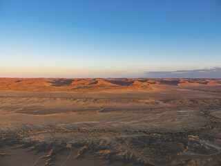 Dawn, Kulala Wilderness Reserve, Namib Desert, Tsaris Mountains, Tsauchab ephemeral stream, Hammerstein, Sossusvlei, Namib-Naukluft National Park, Namibia, Africa