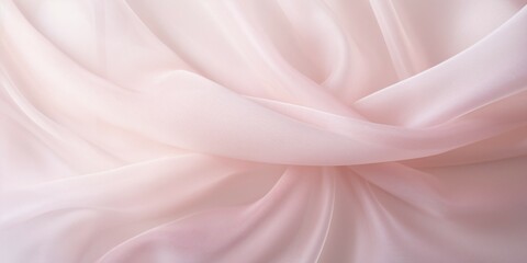 Obraz premium Soft pink tulle fabric. KI generiert, generiert, AI generated