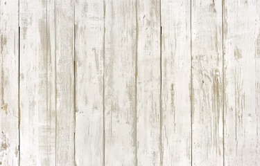 Obraz premium A white distressed wood background with a rustic feel, perfect for adding warmth and character to your design projects.