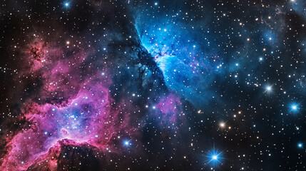 Obraz premium Perfect for Digital Creations A Deep Black Space Background With Scattered Star 0 - A Stunning Background for Digital an