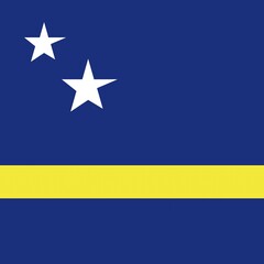 Official national flag of Curaçao