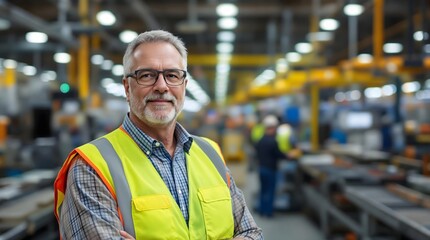 Production Supervisor Managing Operations on a Factory Floor (Industry)