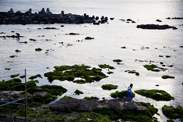 漁師と海