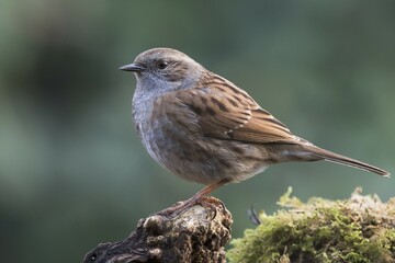 Dunnock or Hedge Sparrow (Prunella modularis), Emsland, Lower Saxony, Germany, Europe