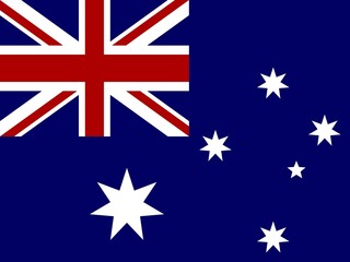 Fototapeta premium Official national flag of Australia