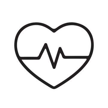 recommend clip art: Outline Broken heart love vector icon. heart love symbols isolated editable vector.