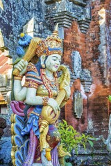 Statue, Pura Ulun Danu Batur Temple, Bali, Indonesia, Asia