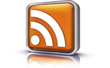 High resolution rendering of a RSS icon