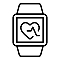 Smart Wearables line icon