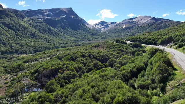 Dron en Valle Encantado, Ushuaia, Tierra del fuego