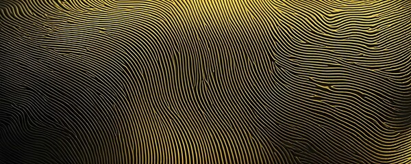 Fototapeta premium Fingerprint background dominated by swirl patterns in yellow hues, AI generated
