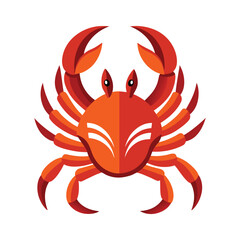 crab vector, vector and illustration, vector style