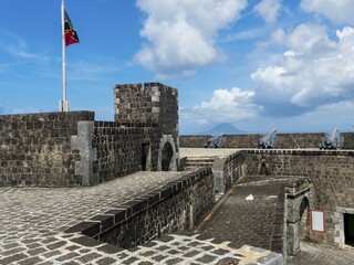 Brimstone Hill Fortress, Schwefelberg Fortress, UNESCO World Heritage Site, Basseterre, Saint Kitts...