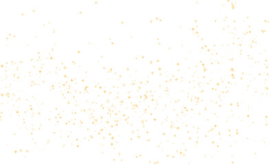Stars particles glittering on transparent background. Glittering luxury stars dust explosion glowing