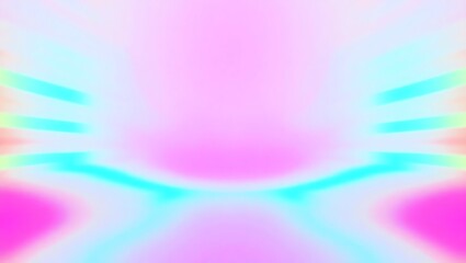 A vibrant gradient of cyan, hot pink, and electric blue, softly blurred with a fine grainy effect