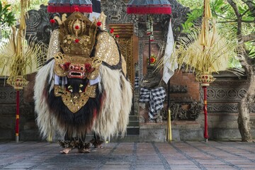 Barong and Kris Dance, traditional Balinese dance, Ubud, Bali, Indonesia, Asia