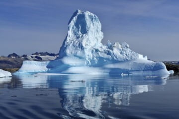 Iceberg drifting in Sermilik Fjord, East Greenland, Greenland, North America © Egmont Strigl/imageBROKER