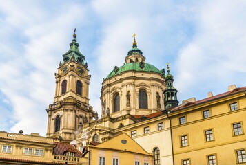 St. Nicholas Church, Kostel sv. Mikuláše, historic centre of Prague, Bohemia, Czech Republic, Europe