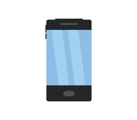 Smartphone icon illustrated in vector on white background
