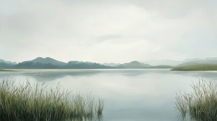 Serene Lakeside Mountain View: A Tranquil Escape