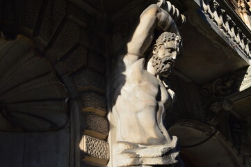 statue in the st. petersburg