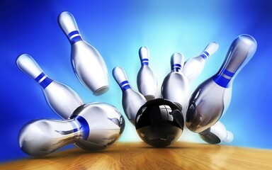 High resolution rendering of a bowling concept